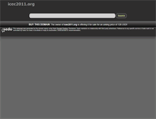 Tablet Screenshot of icec2011.org